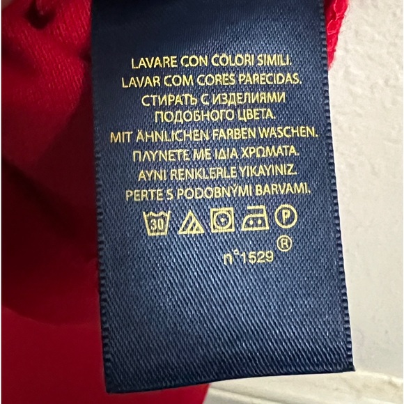 Polo by Ralph Lauren Long sleeves Polo Dress for Girls Big Kids XL (16) Red - Picture 8 of 11